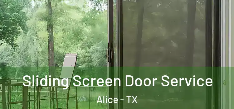 Sliding Screen Door Service Alice - TX